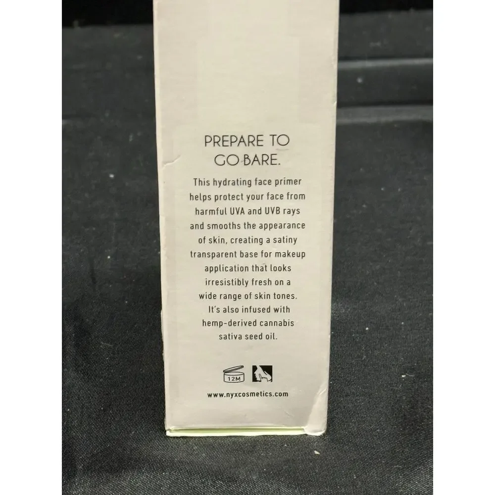 2 NYX Bare With Me Daily Moisturizing Primers 2.5 fl oz SPF 30 Sunscreen
